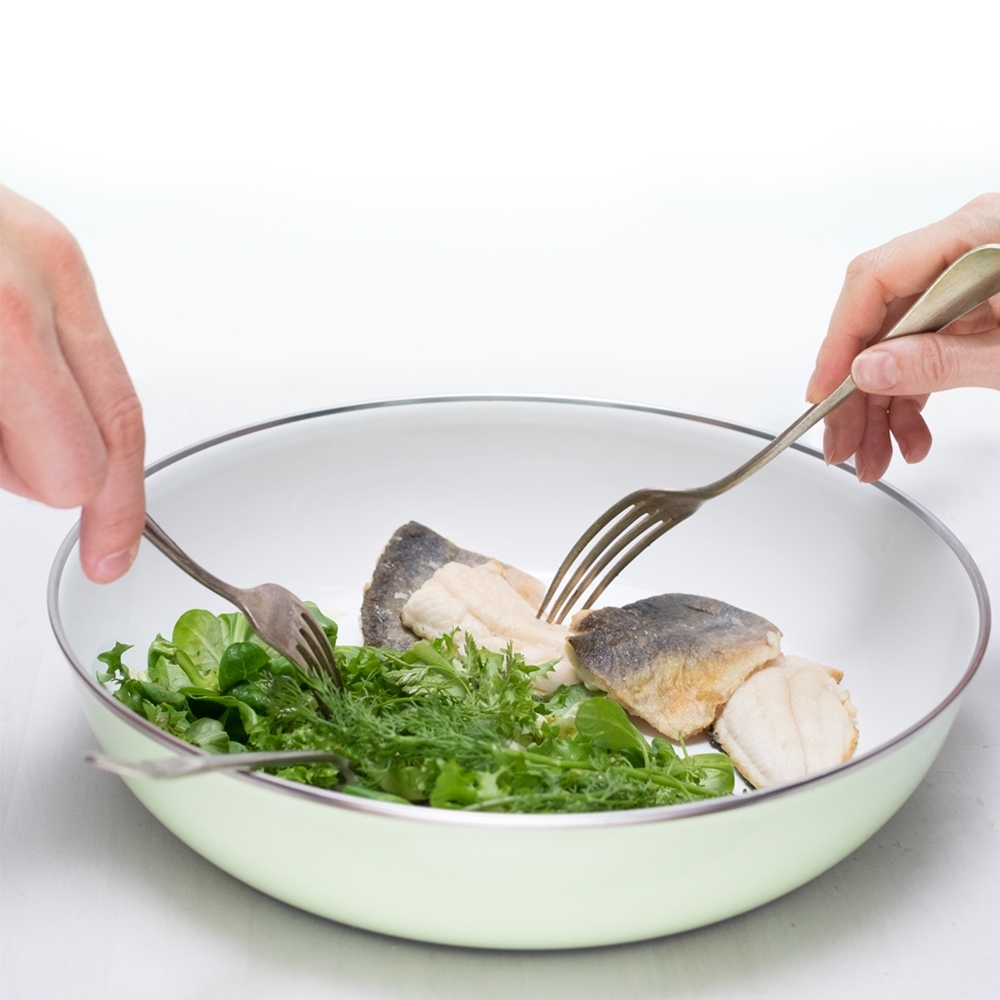 Riess NOUVELLE - Ceraglas Pfanne - Green Riess NOUVELLE - Ceraglas Pfanne - Green