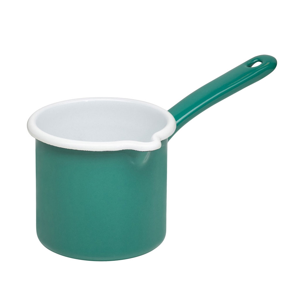 Riess CLASSIC - Natural Green Light  - Milk pan with long handle