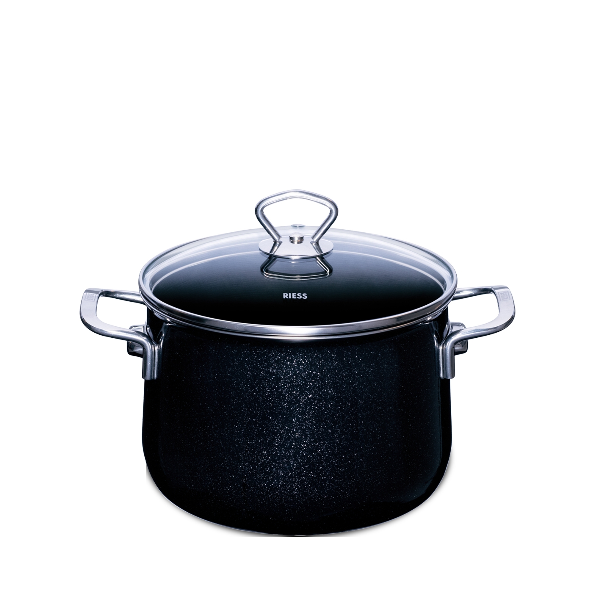 Riess NOUVELLE - Black Magic - Stewpot with glass lid Ø 20 cm