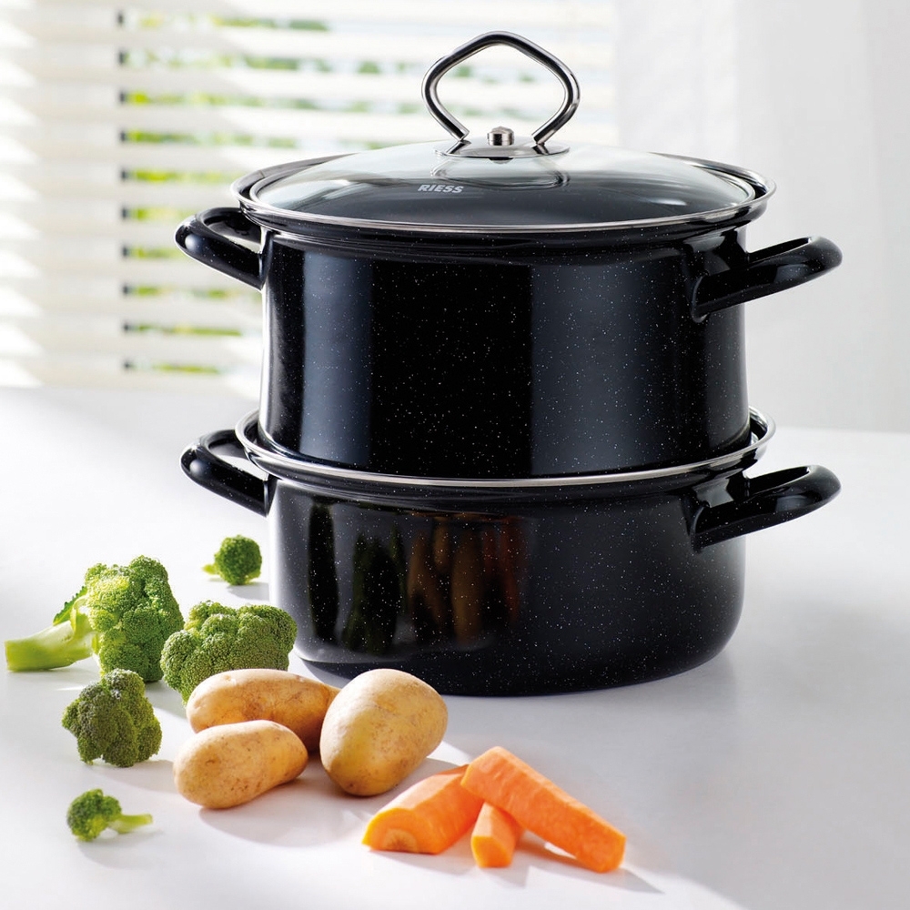 Riess CLASSIC - Spezialartikel - Universaldämpfer mit Glasdeckel Riess CLASSIC - Spezialartikel - Universaldämpfer mit Glasdeckel