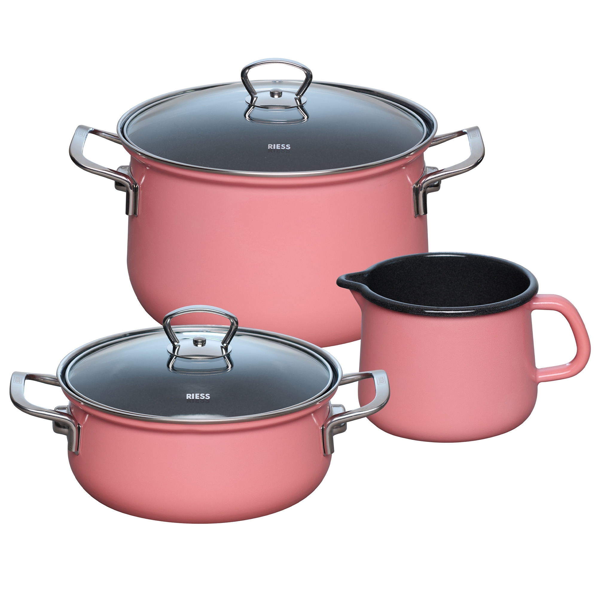 Riess NOUVELLE - Pink - Geschirr-Set 3-tlg.
