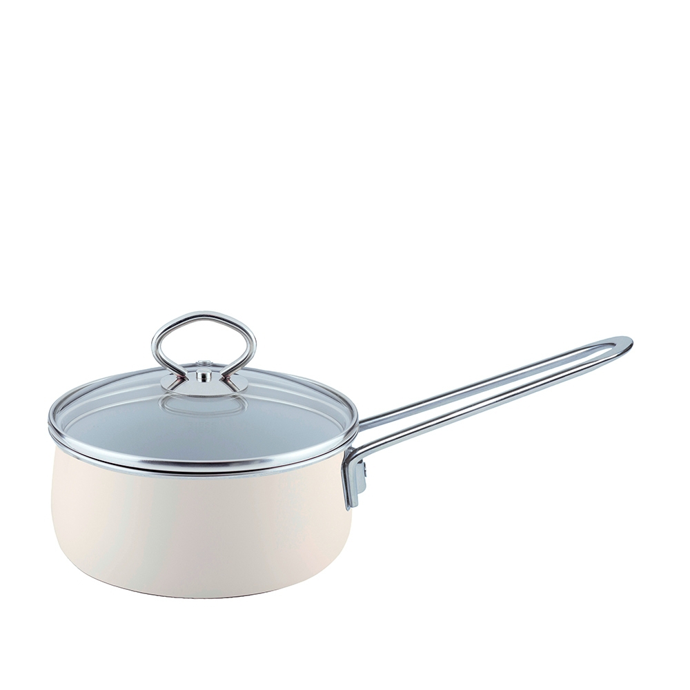 Riess NOUVELLE - Avorio EXTRA STRONG - Casserole with glass lid