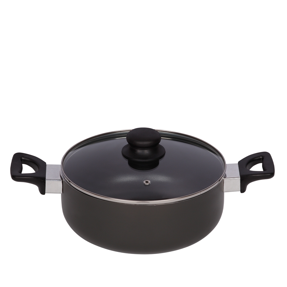 Riess Alu Crockery Reventon - Casserole with glass lid