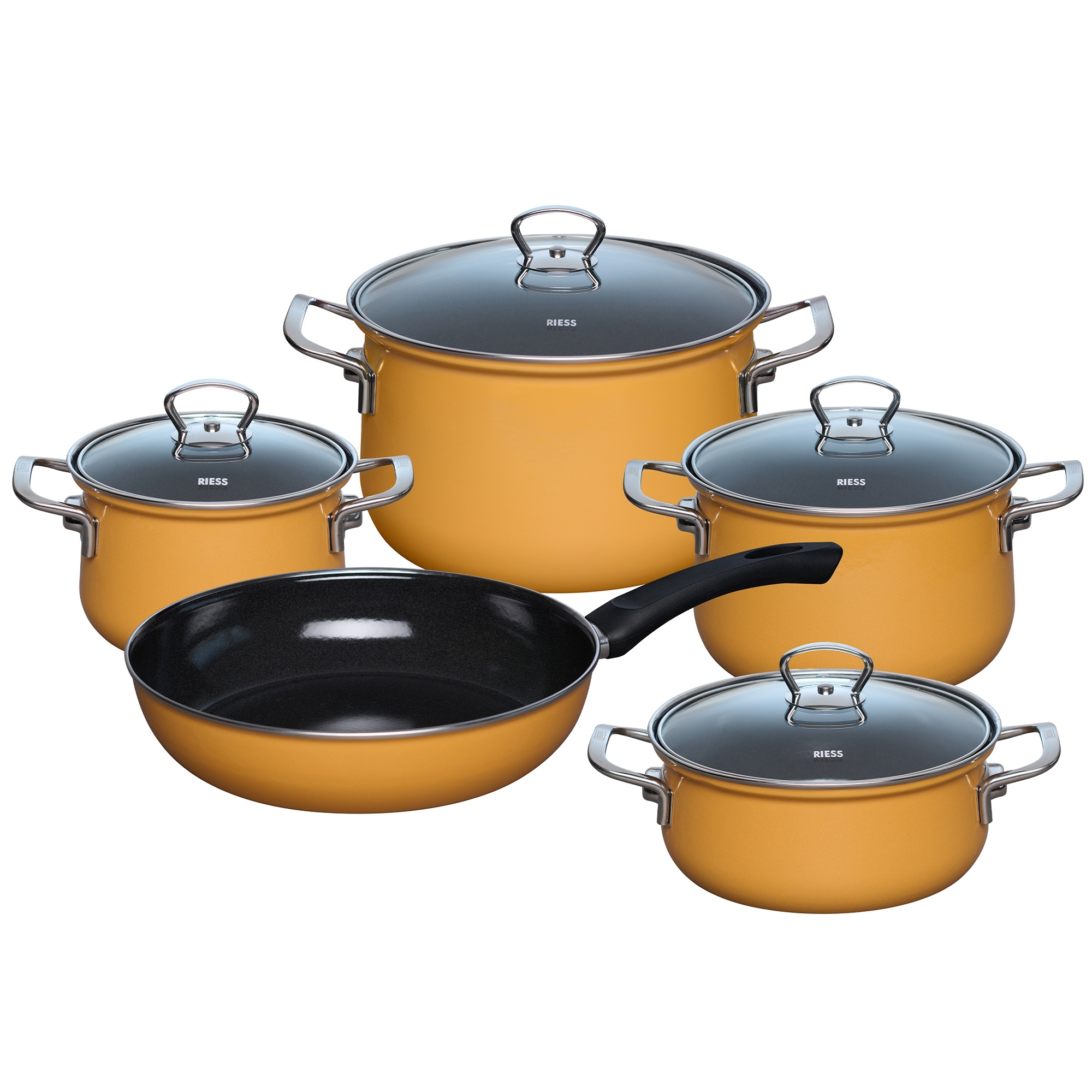 Riess - NOUVELLE - Orange - Set 5-tlg.