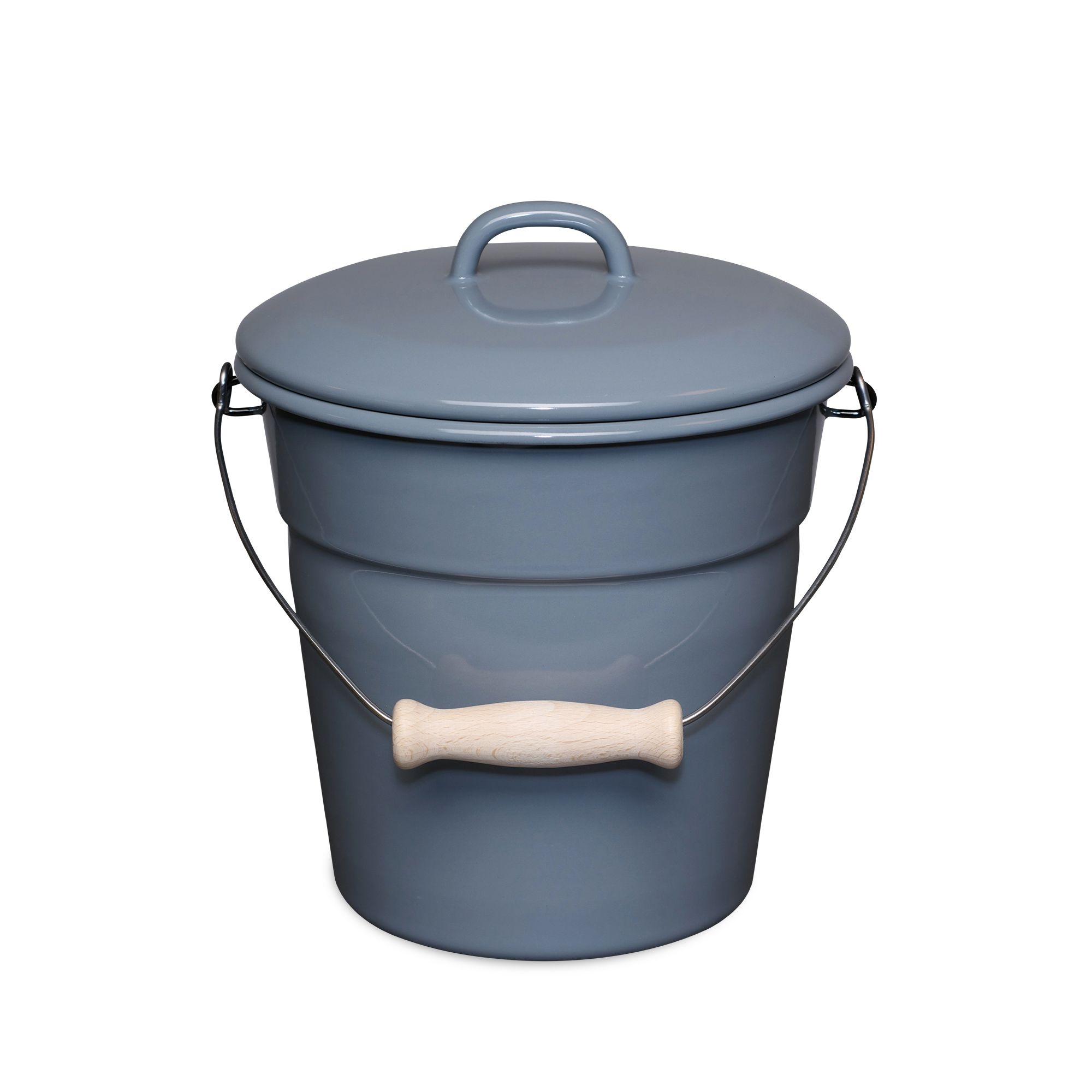 Riess CLASSIC - Allzweckeimer mit Deckel 20 cm Pure Grey